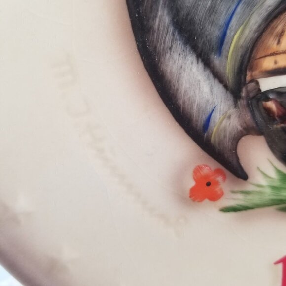 Hummel Goebel Plate Vintage 1981 11th Annual Hum 274 Hand Painted W. Germany - Picture 4 of 9